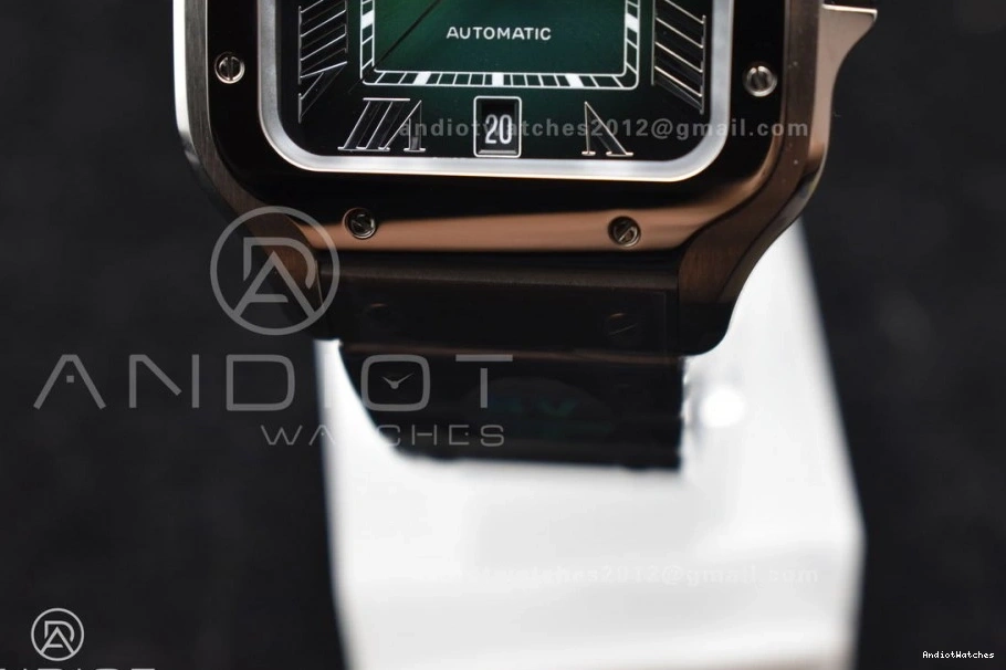 SmartLinks Edition Bracelet de Dial on 1:1 MIYOTA Youthful Green Cartier Santos BVF Best SS 1057 40mm 0509